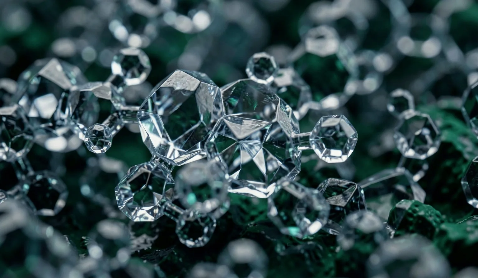 Microscopic view of essential nutrient structures
